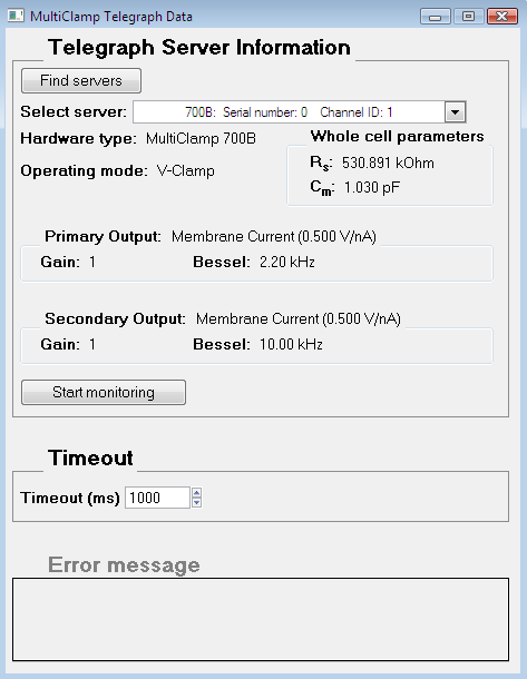 AxonTelegraph XOP | Igor Pro