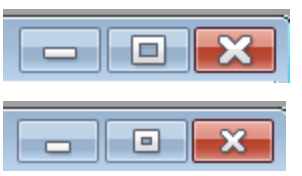 Title bar scaling glitches